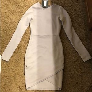 Brand New Prettylittlething Dove Grey Bodycon